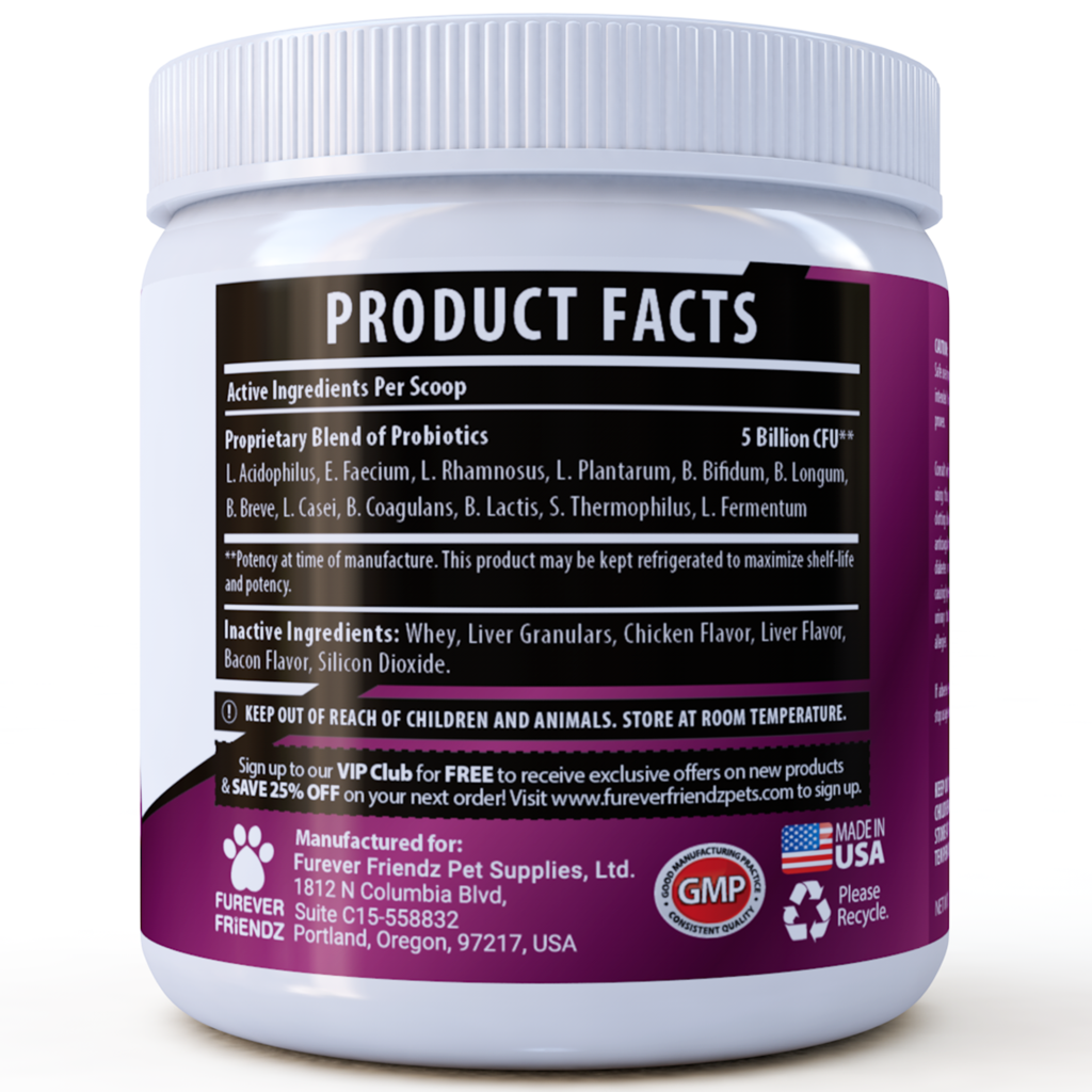 Probiotics for Dogs - Aids Good Digestive Health (Powder)