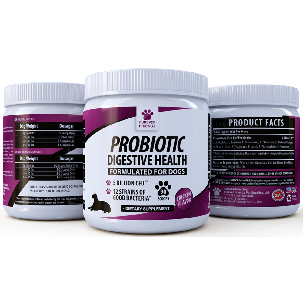 Probiotics for Dogs - Aids Good Digestive Health (Powder)